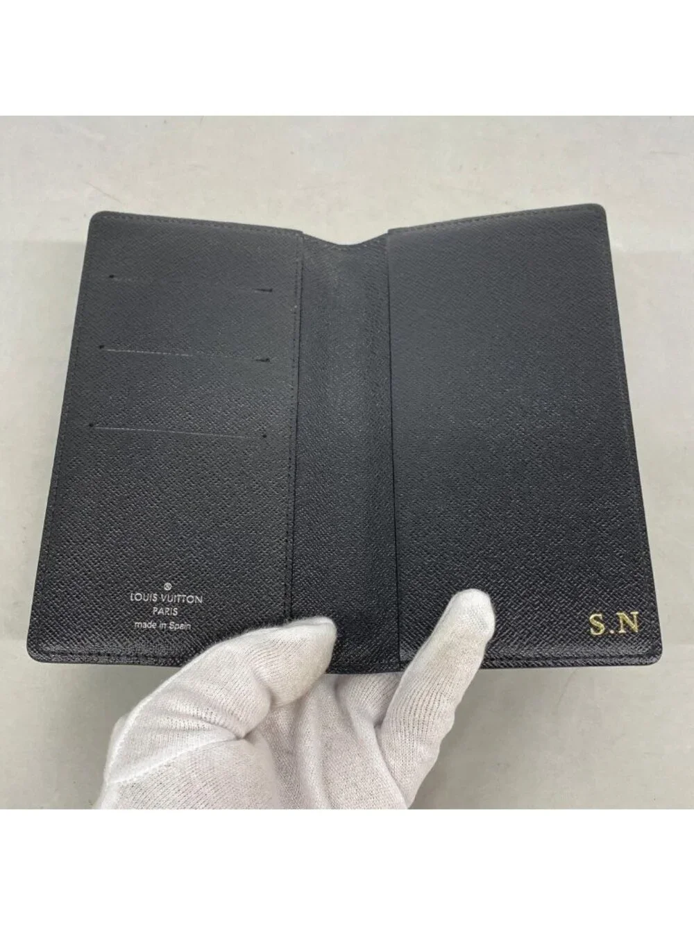 Louis Vuitton Notebook Cover Damier Graphite Agenda Posh Black